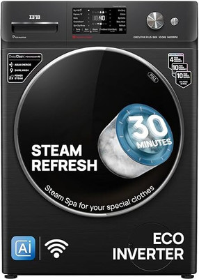 IFB 10 kg Fully Automatic Front Load Washing Machine with In-built Heater Black(EXECUTIVE PLUS BXN 1014KH)