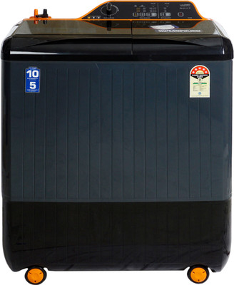 Lloyd 9 kg Semi Automatic Top Load Washing Machine with In-built Heater Orange, Grey(GLWS905GH1VG)