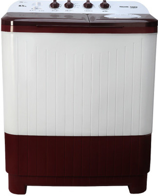 Voltas Beko 8.5 kg Semi Automatic Top Load Maroon, White (WTT85DBRTF)