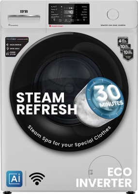 IFB 8 kg 5 Star with Steam Refresh program, 9 Swirl Wash, Eco Inverter, Touch Panel with AI Fully Automatic Front Load Washing Machine with In-built Heater White(SENATOR GXN 8012 CMS/SENATOR GXN 8012) IFB 8 kg 5 Star with Steam Refresh program, 9 Swirl Wash, Eco Inverter, Touch Panel with AI Fully Automatic Front Load Washing Machine with In-built Heater White(SENATOR GXN 8012 CMS/SENATOR GXN 8012)