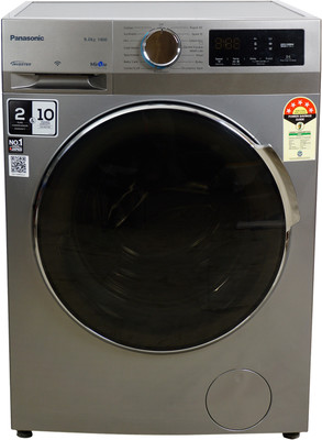 Panasonic 9 kg Fully Automatic Front Load Washing Machine with In-built Heater Grey(NA-149MR2L01)