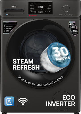 IFB 7 kg Fully Automatic Front Load Washing Machine with In-built Heater Black(SERENA OXN 7012 CMS)