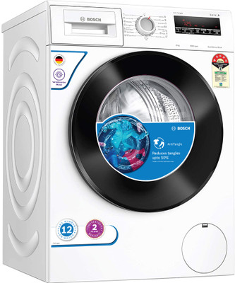 BOSCH 8 kg AntiTangle,AntiVibration,1200RPM Fully Automatic Front Load Washing Machine with In-built Heater White(WAJ2426MIN)