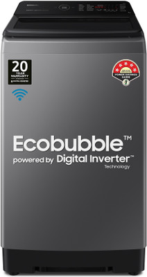 SAMSUNG 9 Kg 5 Star, Ecobubble, Wi-Fi, Digital Inverter, Fully Automatic Top Load Washing Machine Grey (WA90BG4542BDTL) For Rs. 20540 @ 33 %