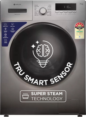 MOTOROLA 7 kg Digital Inverter, Super Steam Technology with In-built Heater Grey (MTFL705NHNJG) Fully Automatic Front Load Washing Machine with In-built Heater Grey(MTFL705NHNJG)