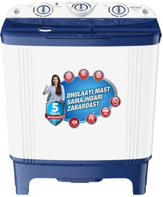 Intex 6.5 kg Semi Automatic Top Load Blue, White(SA65BLPT) (Intex)  Buy Online