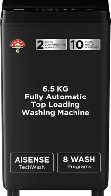 Acer 6.5 kg Fully Automatic Top Load Washing Machine Black(AR65HFATLH1C1MB24D)