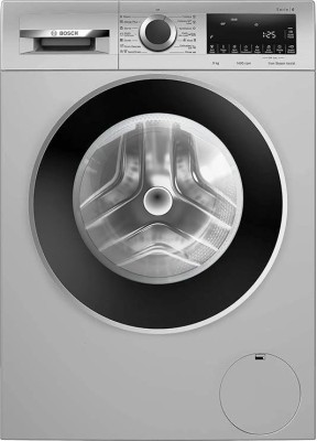 BOSCH 9 kg Fully Automatic Front Load Washing Machine with In-built Heater Silver(WGA244ZSIN)