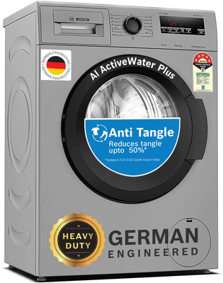 BOSCH 6.5 kg Drive Motor, Anti Tangle, Anti Vibration Fully Automatic Front Load Washing Machine with In-built Heater Grey(WLJ2026DIN)
