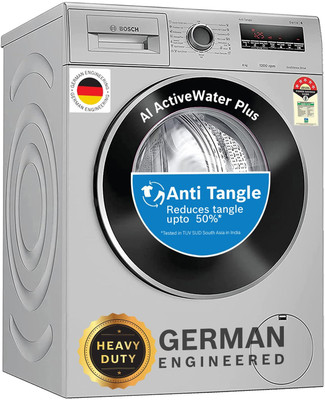 BOSCH 8 kg AntiTangle,AntiVibration,1200RPM Fully Automatic Front Load Washing Machine with In-built Heater Silver(WAJ2426PIN)