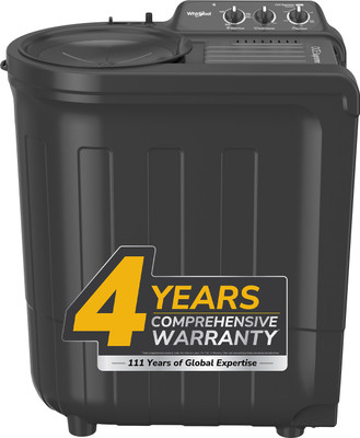 Whirlpool 7 kg 5 Star with Ace Wash Station, 1400 RPM Speed and Rust Proof Semi Automatic Top Load Washing Machine Grey(MAGIC CLEAN 7.0 GREY DAZZLE (5YR))