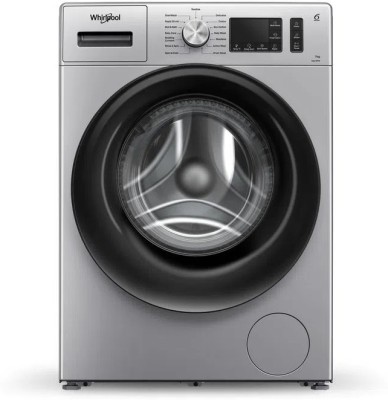 Whirlpool 7 kg Fully Automatic Front Load with In-built Heater Silver(Xpert Care XO7012BYS, Magestic Silver)   Washing Machine  (Whirlpool)