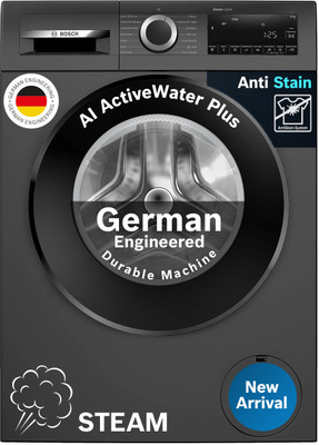 BOSCH 9 kg Fully Automatic Front Load Washing Machine with In-built Heater Grey(WGA1420TIN)