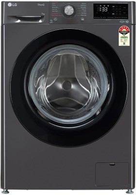 LG 7 kg AI DD Technology Fully Automatic Front Load with In-built Heater Black, Grey(FHV1207Z2M)   Washing Machine  (LG)