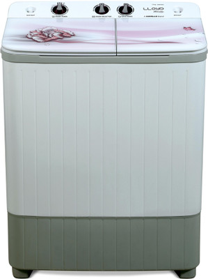 Lloyd 6.5 kg Semi Automatic Top Load Washing Machine White(LWMS65HE1)