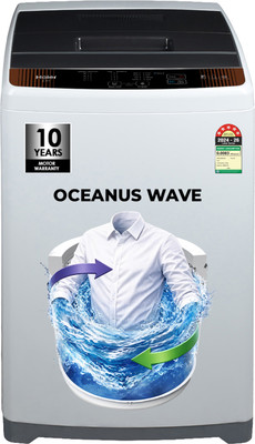 Haier 6.5 kg Fully Automatic Top Load Washing Machine Silver(HWM65-FEN)