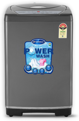 Sansui 6.5 kg Fully Automatic Top Load Washing Machine Grey(JSP65FTL-2024B)