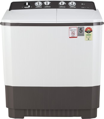 LG 9 kg 5 Star Rating Semi Automatic Top Load Grey, White(P9040RGAZ)   Washing Machine  (LG)