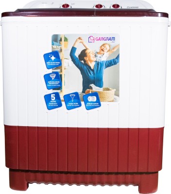 Gangnam Street 7.8 kg Semi Automatic Top Load Red, White(WMGGSA78PP-DMDN)   Washing Machine  (Gangnam Street)
