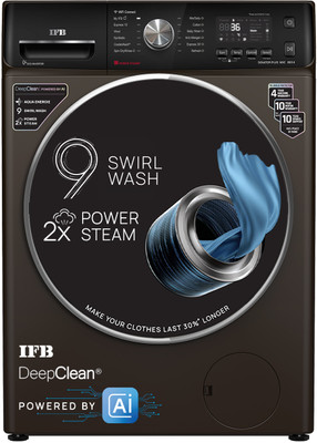 IFB 8 kg 5 Star 9 Swirl AI Powered with Wi-Fi Enabled�� with 2x Power Steam Fully Automatic Front Load Washing Machine with In-built Heater Brown(SENATOR PLUS MXC SSL / SENATOR PLUS MXC)