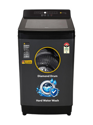 Realme TechLife 8 kg with Smart Sensors and Powerful Motor Fully Automatic Top Load Washing Machine Grey(RMTL805NNNPG)
