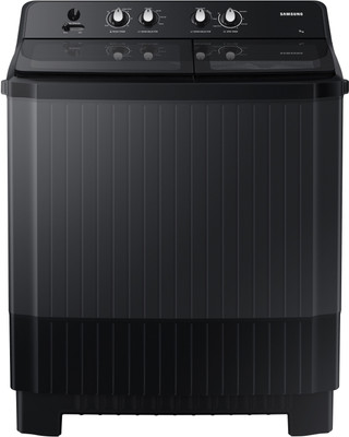Samsung 9 kg Semi Automatic Top Load Washing Machine Black, Grey(WT90B3560GB/TL)