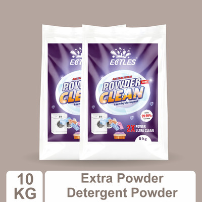 ECTLES Ultra Clean Double Power Active Fresh Lavander Extra Washing Detergent Powder(10 kg)