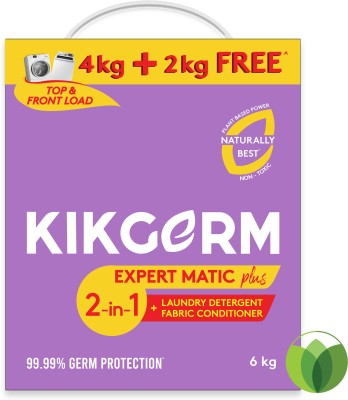 Kikgerm Expert Plus Detergent powder laundry washing powder Detergent Powder 6 kg(Lavender Breeze)