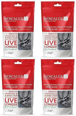 OJANI Descale Powder For Washing Machine Drum Cleaner 100g x 4 Detergent Powder (Unscented)(400 g)