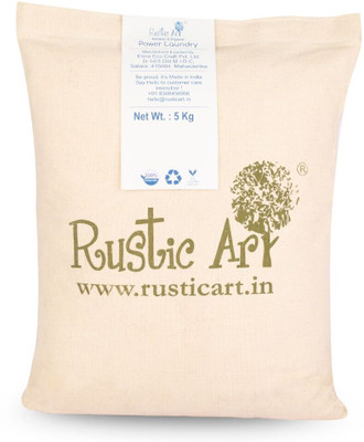 RUSTIC ART Power Laundry (5 kg) Detergent Powder (lemon)(5 kg)