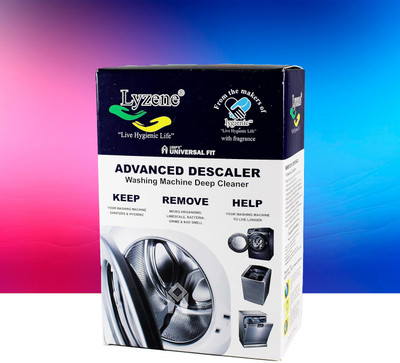 LSRP's Universal Fit Top & Front Load Washing Machine Cleaner - Descaler Powder / Drum & Tub Descale Detergent Powder (Refreshing Lemon)(450 g)