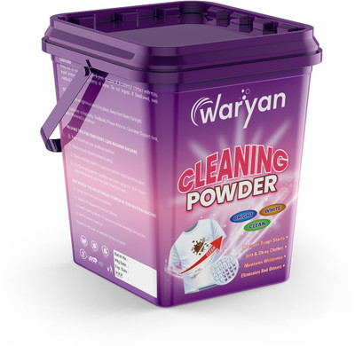 WARYAN Washing Powder With Bleach To Remove Tough Stains Detergent Powder (Fresh)(5 kg)