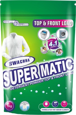 Swachha Supermatic Detergent Powder 1 kg Pack of 5 Detergent Powder 5 kg