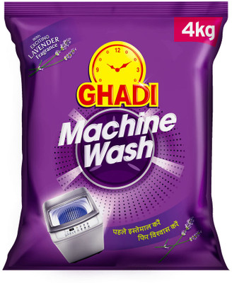 Ghadi Smart Matic Top& Front Load Washing Machine Detergent Powder with SPF Technology Detergent Powder (Lavender)(5 kg)