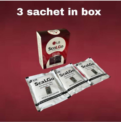 LG scaLGo descaling LG ScaLGo orignal Descaler Washing Machine powder Detergent Powder (lemon)(300 g)