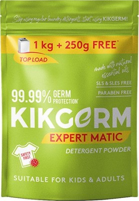 Kikgerm EXPERT 1.25KG Detergent Powder 1.25 kg(Lemony Freshness)