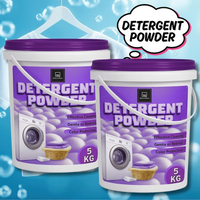 BLISS & BLUSH Detergent Powder for Laundry Needs | Bright Whites, Fresh Fragrance & Color Care Detergent Powder (Fresh)(10 kg)