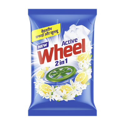 Wheel Active 2 in 1 Blue Detergent Powder(1 kg)