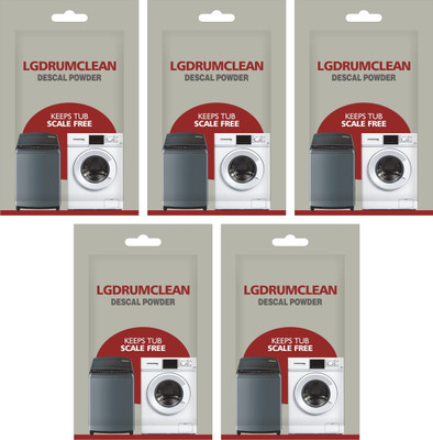 LGDRUMCLEAN DESCAL POWDER COMPATIABLE FOR L G WASHING MACHINE FRONT AND TOP LOAD ALL BRAND 009 ML ORGINAL Detergent Powder (YES)(900 ml)
