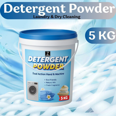ZIVANTIX Detergent Powder 5 KG High Foam Smart Wash Detergent Powder (Fresh)(5 kg)
