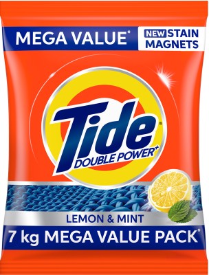 Tide Plus Double Power Detergent Washing Powder 7kg Mega Value Pack (Lemon & Mint ) Detergent Powder 7 kg