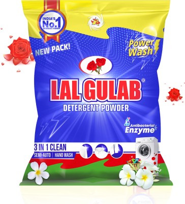 lalgulab Double Power Top Load Washing Powder 6KG (2KG Free) Detergent Powder 8 kg(Aqua Fresh)