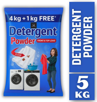BLISS & BLUSH Detergent Powder Deep Cleaning Technology with Freshness for Daily Laundry Detergent Powder (Fresh)(5 kg)