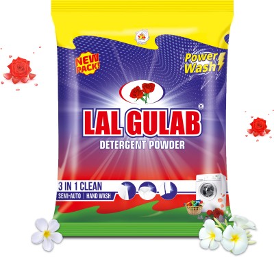 lalgulab Double Power Top Load Washing Powder 2KG(1KG Free) Detergent Powder 3 kg(Aqua Fresh)