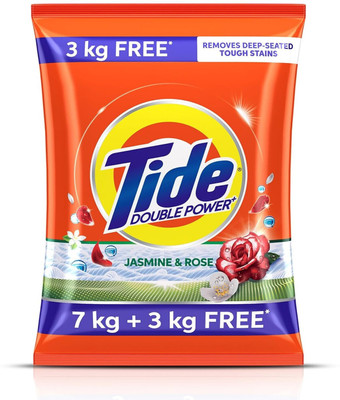 Tide Jasmine & Rose Plus Double Power Detergent Powder (JASMINE & Rose)(10 kg)