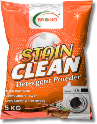 Brono stain cleaner Front/Top Load cleaning expert, Color Protection Detergent Powder(5 kg)