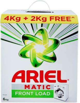 Radhe Ariel Matic Front Load Detergent Washing Powder ( 4 Kg+2 KG free ) Detergent Powder 6 kg