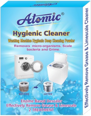 ATOMIC Washing Machine Cleaning Powder for LG, Samsung, IFB, Bosch, Whirlpool, Haier, Godrej Top/Front Load[ 300 gm] Detergent Powder 300(Lemon)