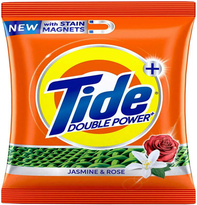 Tide + plus Stain Magnets & Jasmine & Rose Double Power Detergent Powder (jasmine & rose)(1 kg)