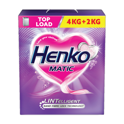 Henko Matic Top Load Detergent Powder (Floral)(4 kg)